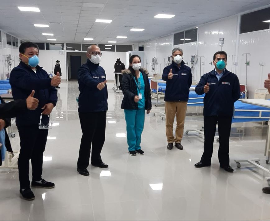 Hospital Sergio Bernales entregó módulo con 30 camas UCI con oxígeno empotrado para luchar contra Covid-19