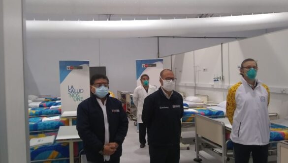 Hospital Sergio E. Bernales inauguró Centro de Atención y Aislamiento para pacientes Covid-19 con 48 camas