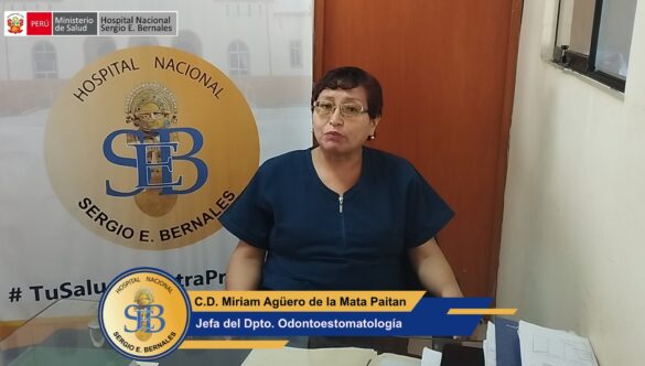 La C.D. Miriam Agüero de la Mata Paitan, jefa del Departamento de Odontoestomatología de nuestra institución, nos describe los distintos servicios que ofrecemos a nuestros usuarios.