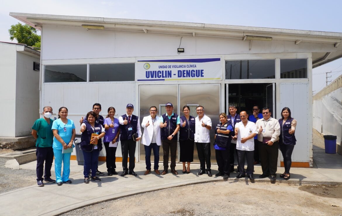 HNSEB recibe visita de Minsa y Diris Lima Norte para supervisión de atención a pacientes con dengue